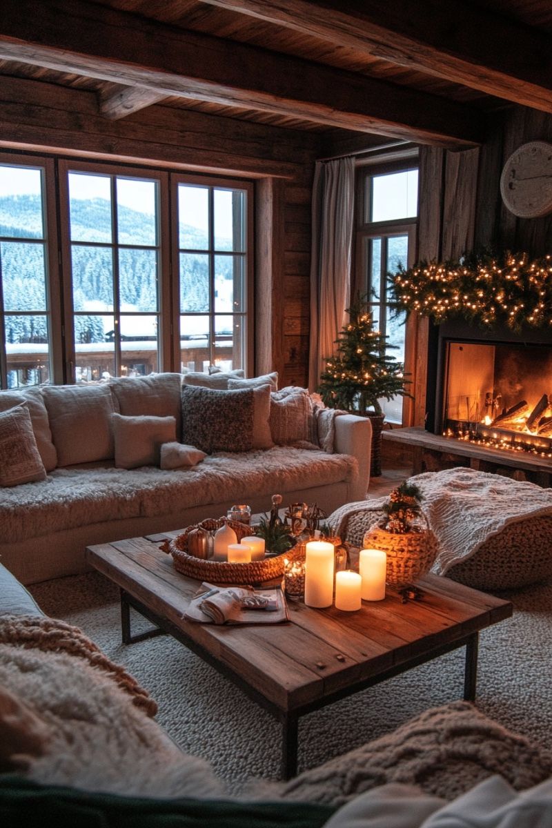 deco salon hiver