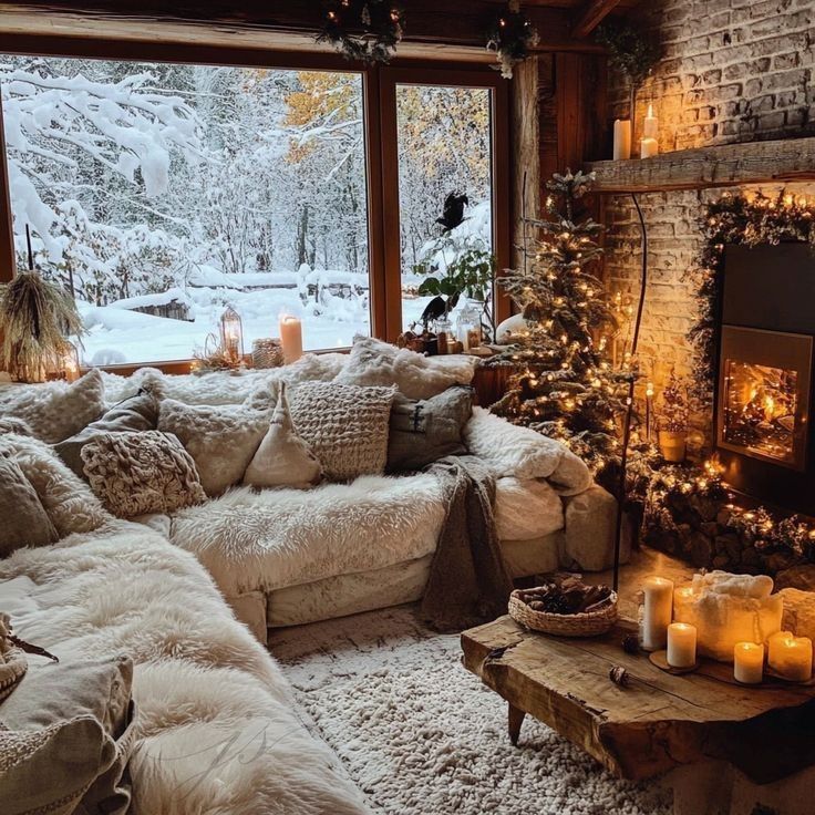deco salon hiver