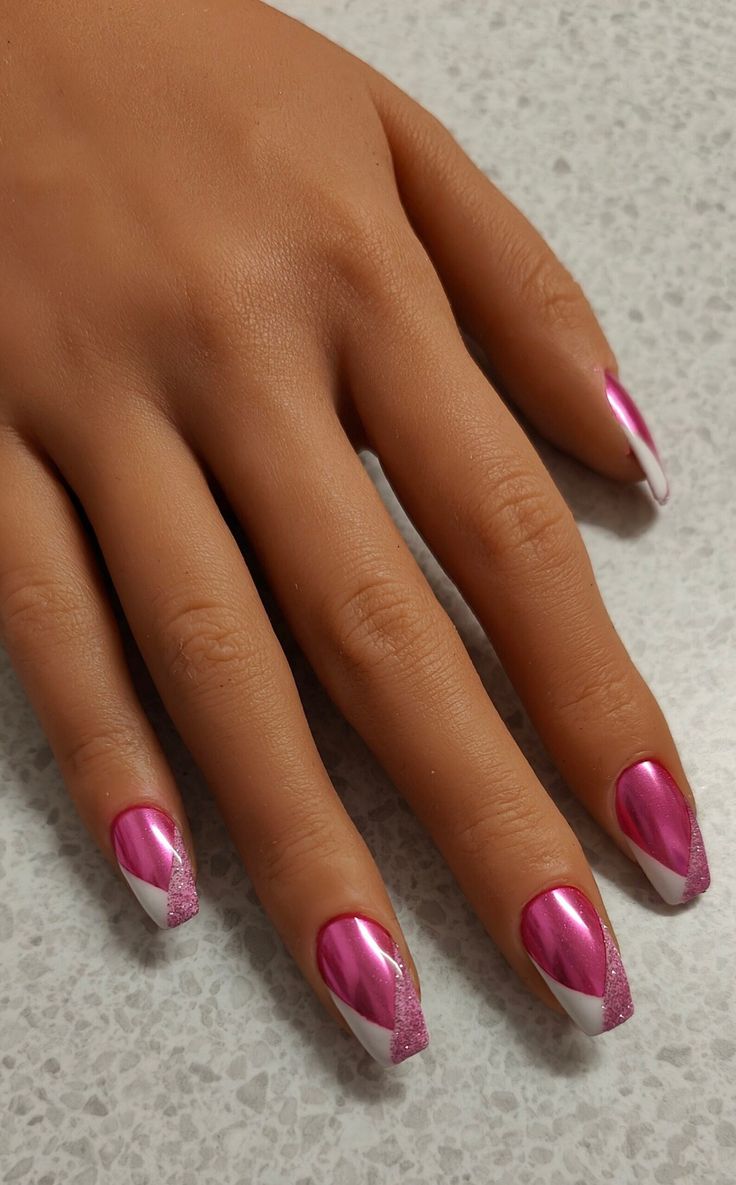 chrome nails rose printemps 2026