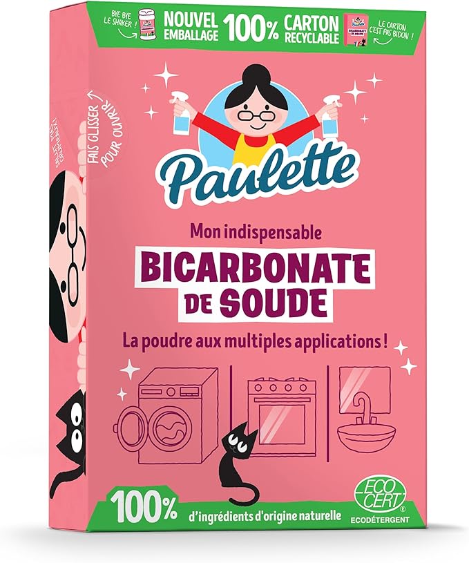 Bicarbonate de soude cosmétique visage