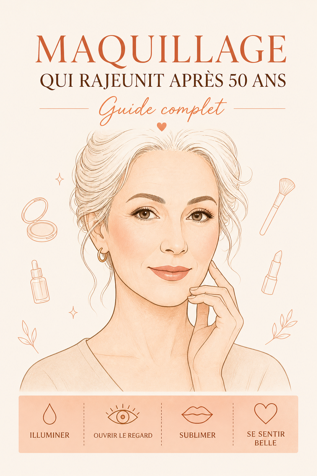 Maquillage qui rajeunit après 50 ans : 10 techniques qui marchent