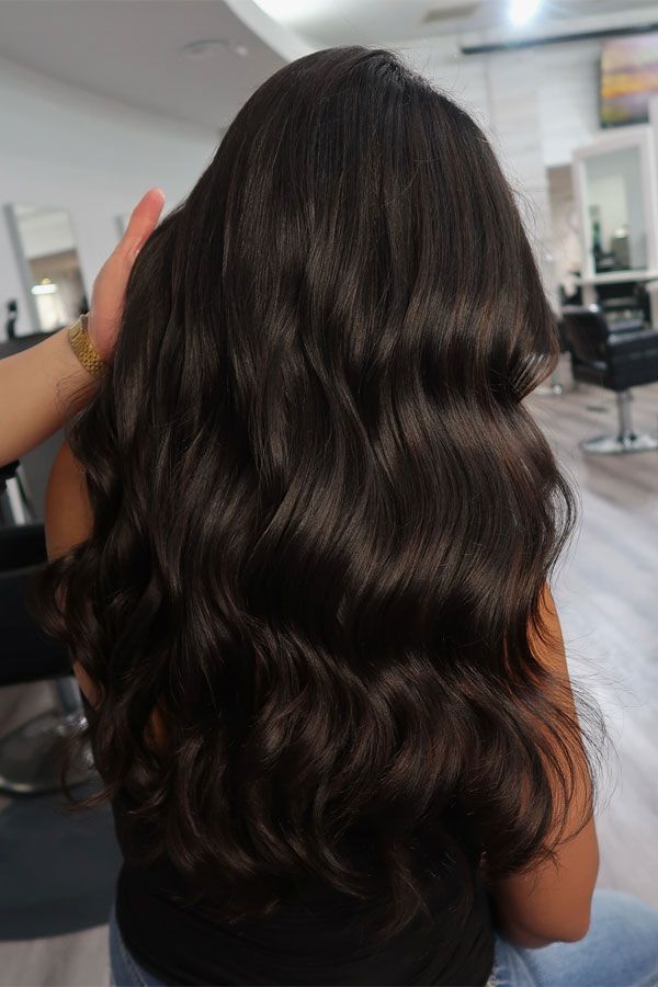 mèches structurantes balayage espresso
